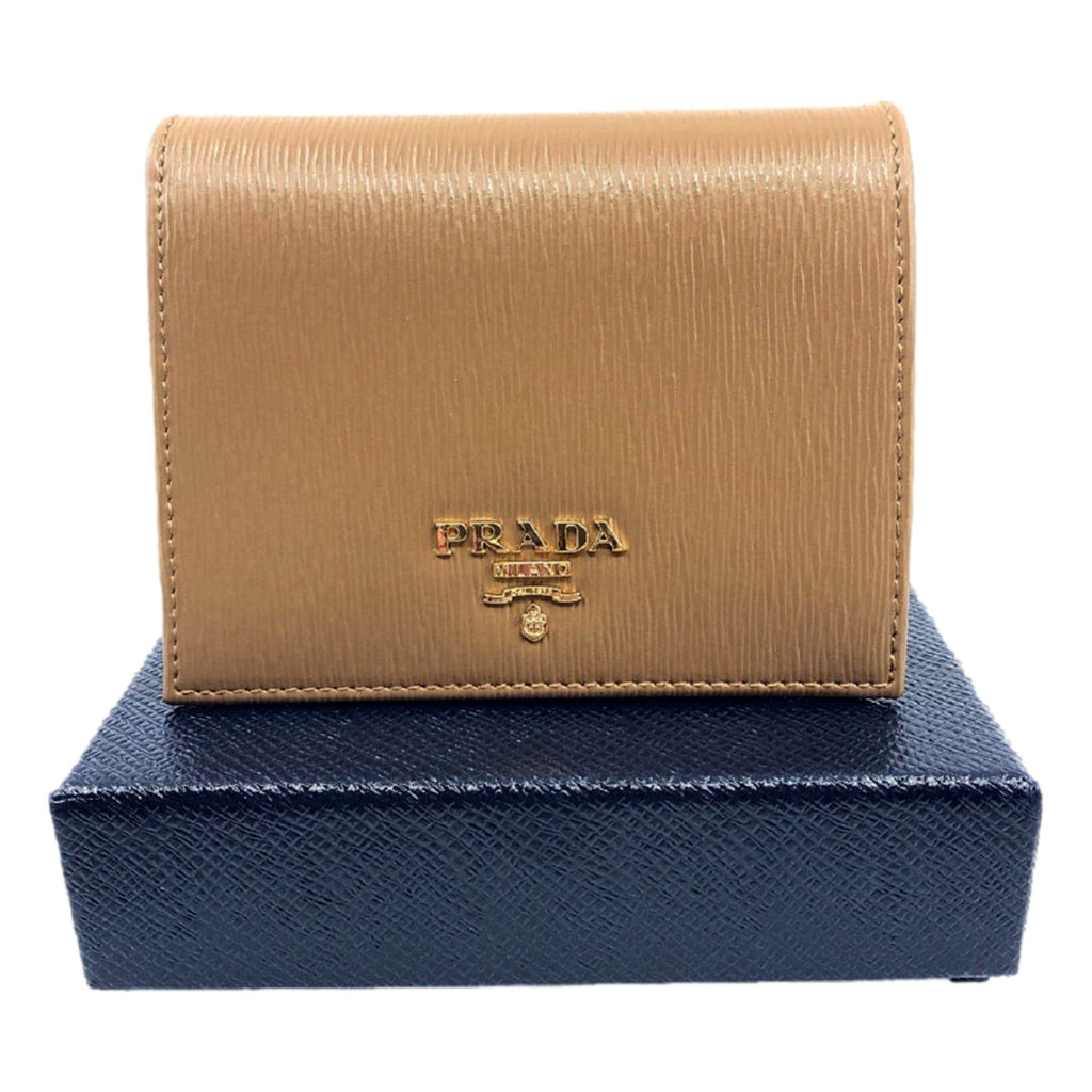 Prada Leather Bifold Wallet: Elegant Design & Practical Functionality -   Shop Bags LLC 