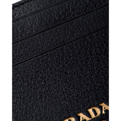 Prada Leather Card Holder - Sleek, Elegant, and Durable Design -   Shop Bags LLC