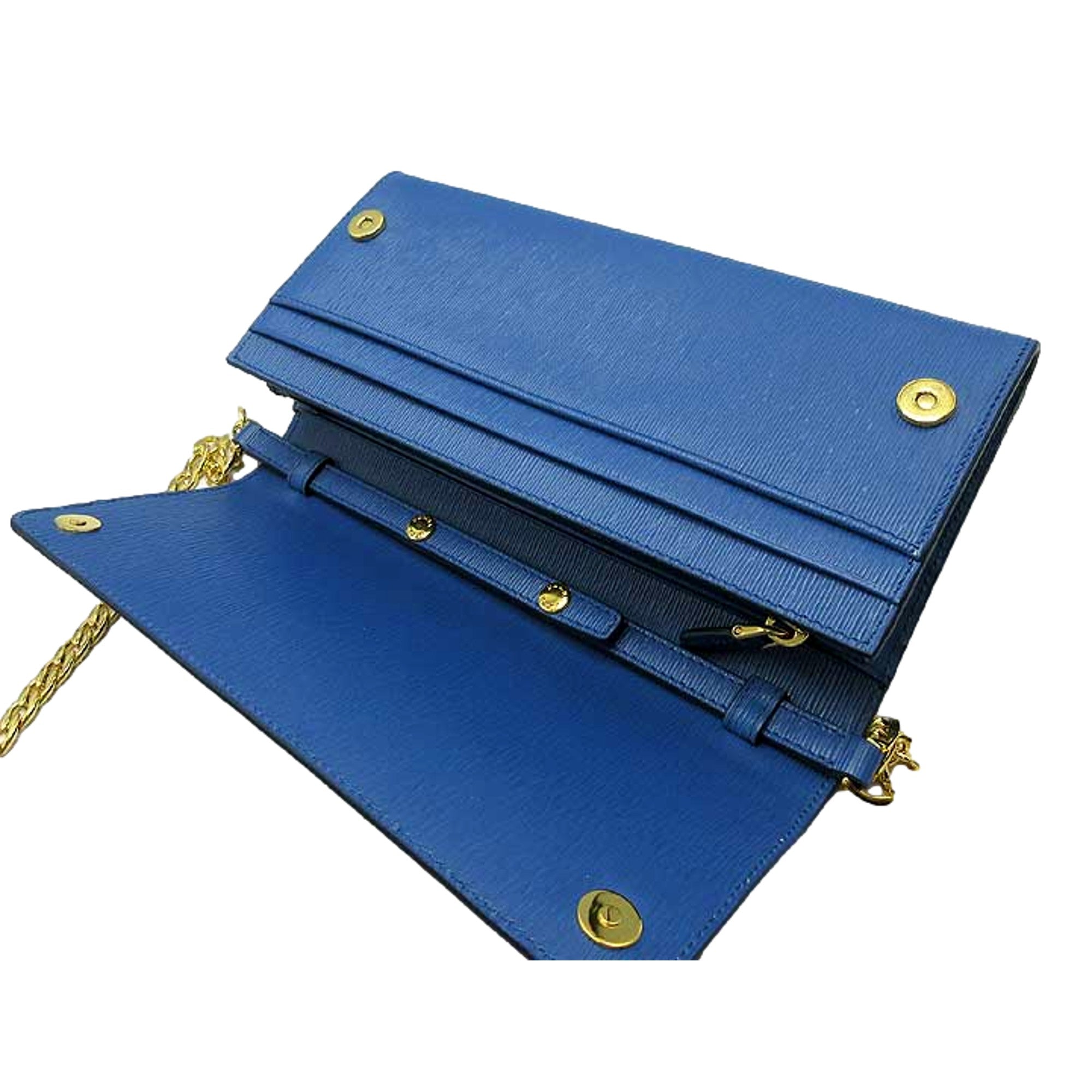 Prada Leather Chain Crossbody Wallet Clutch - Stylish & Versatile -   Shop Bags LLC