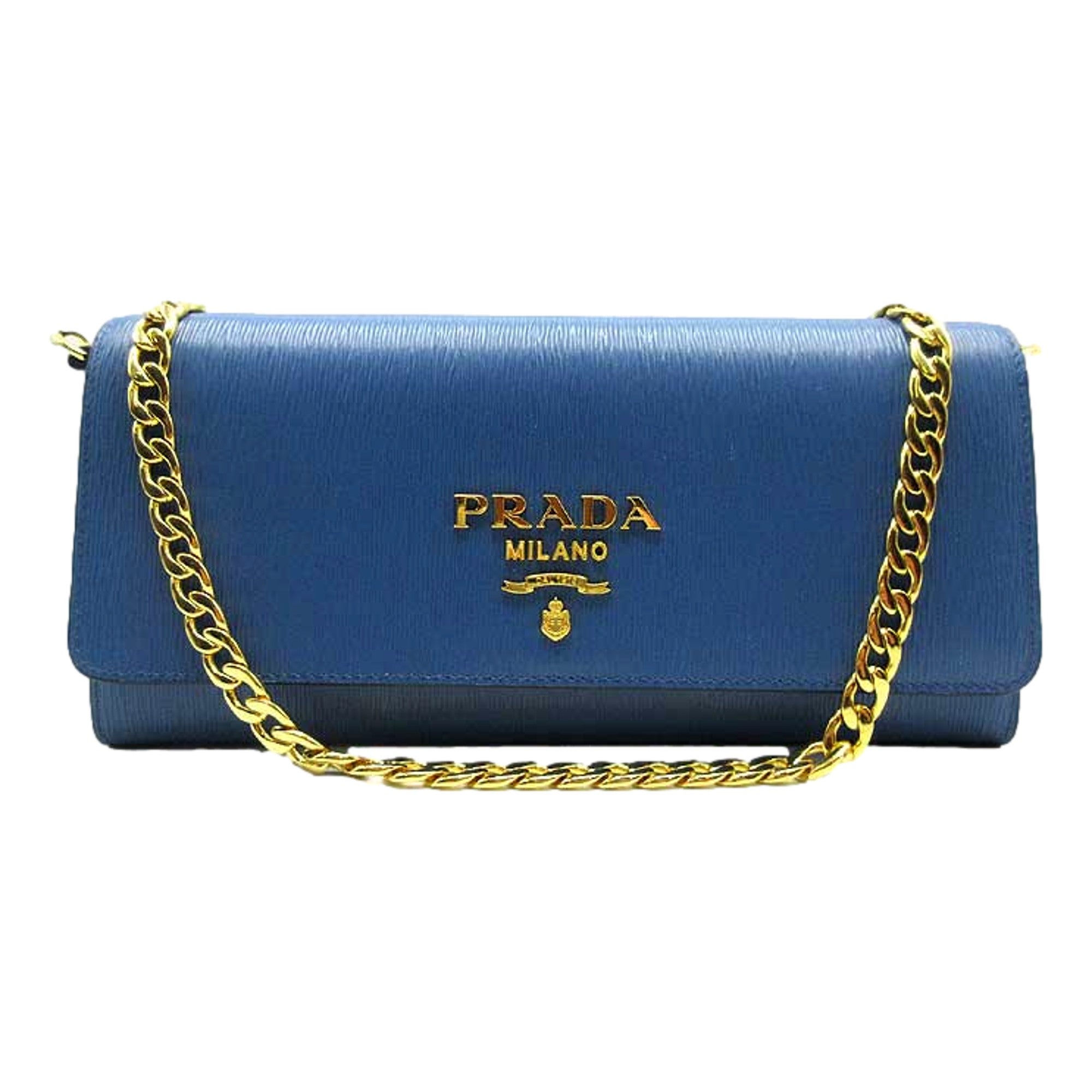 Prada Leather Chain Crossbody Wallet Clutch - Stylish & Versatile -   Shop Bags LLC