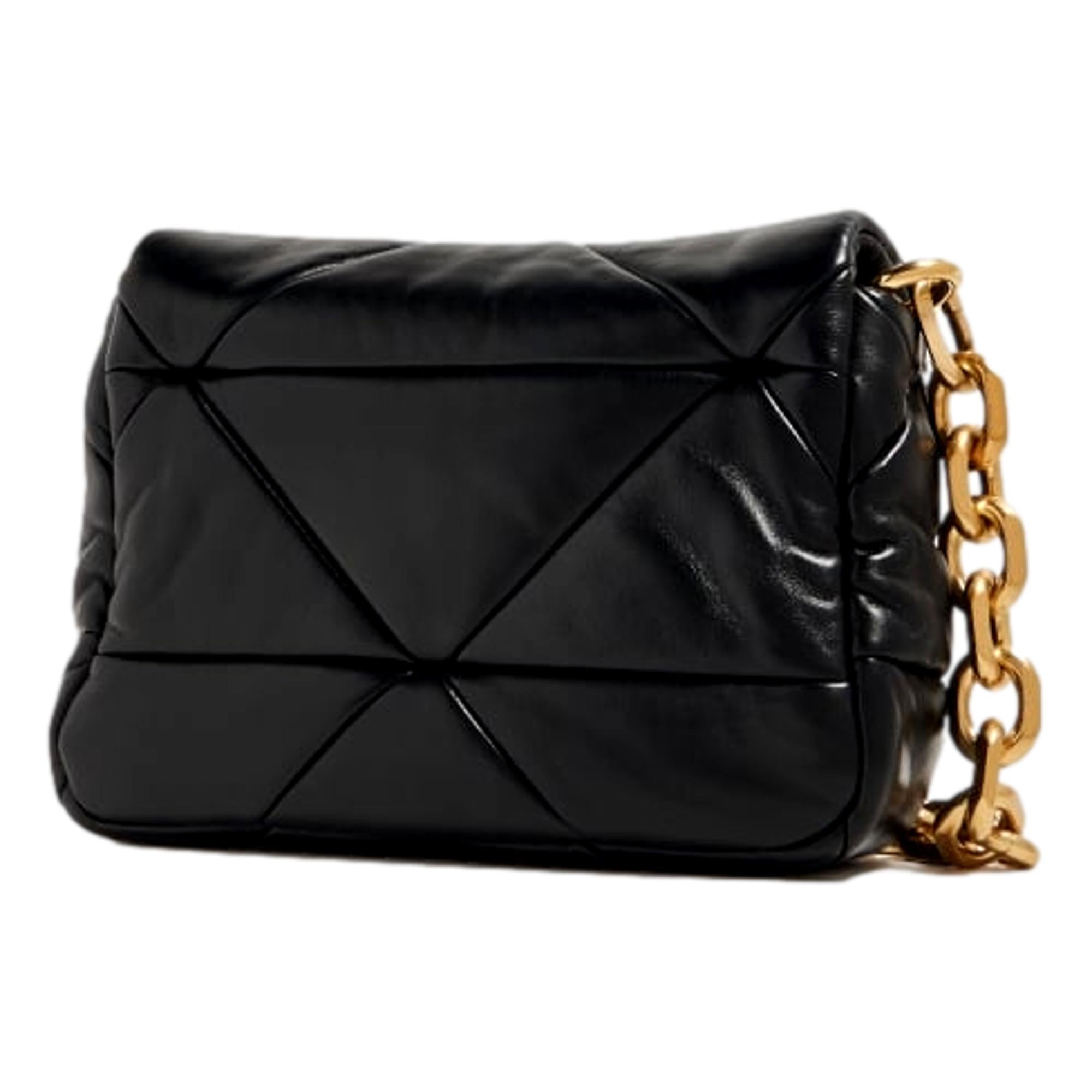Prada Leather Small Shoulder Bag - Luxury Quilted Nappa Patch Design -   Shop Bags 