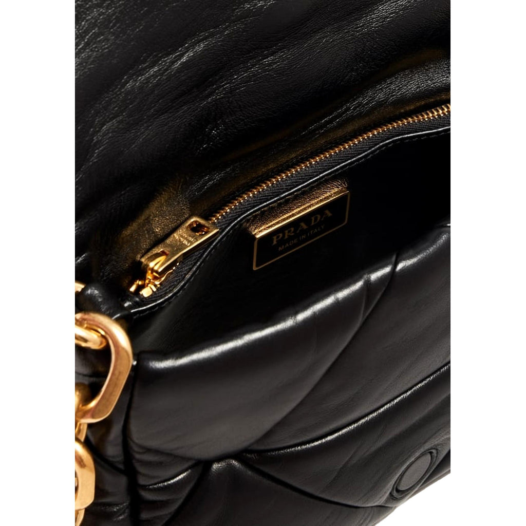 Prada Leather Small Shoulder Bag - Luxury Quilted Nappa Patch Design -   Shop Bags 