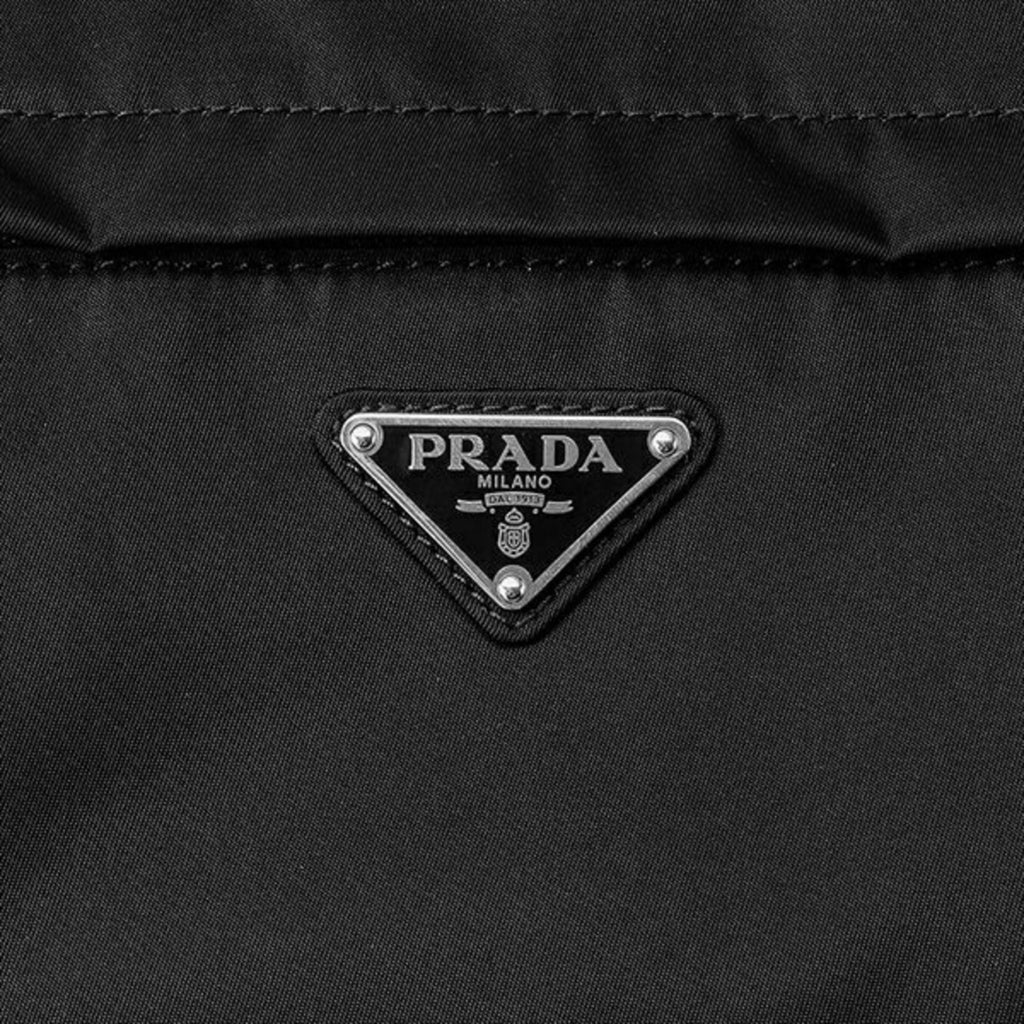 Prada Marsupio Tessuto Nylon Triangle Logo Black Adjustable Belt Bag -   Shop Bags LLC