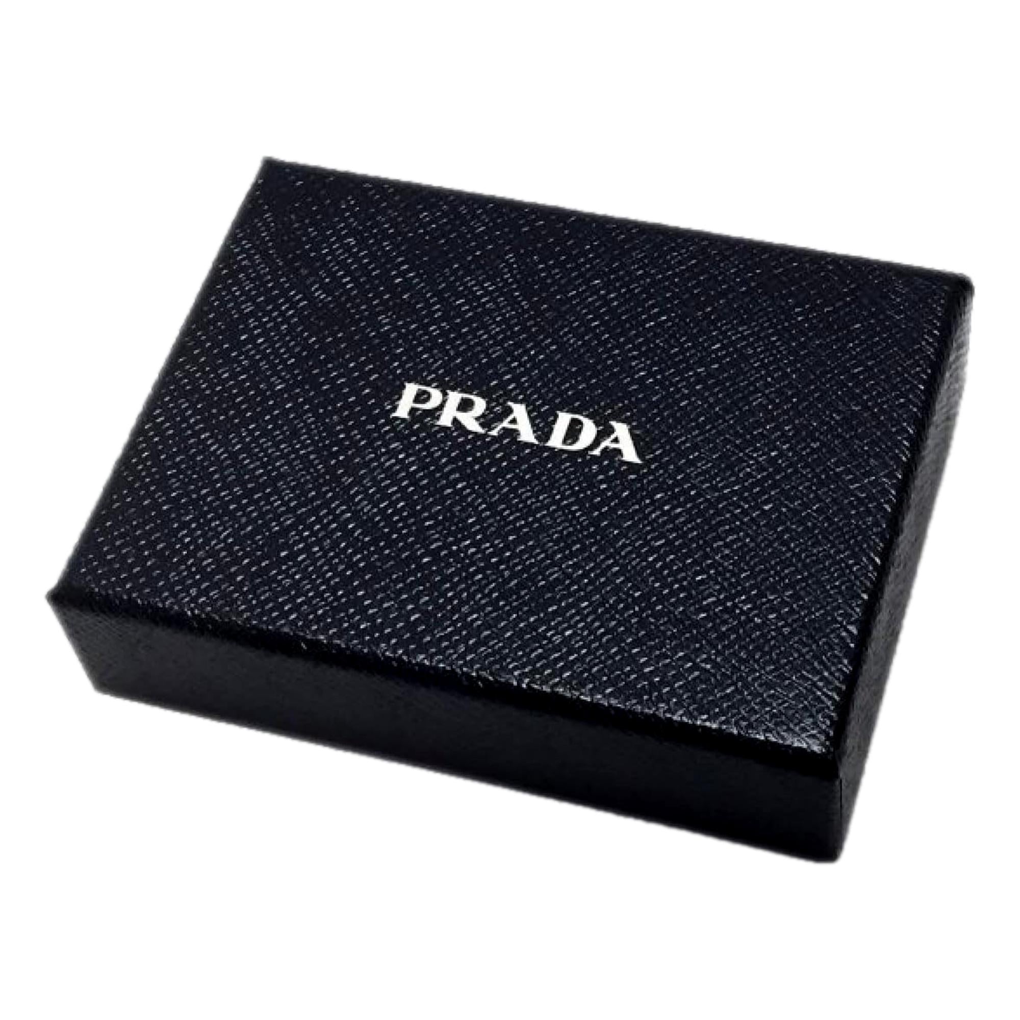 Prada Men's Navy Leather Wallet - Elegance & Function in One -   Shop Bags LLC
