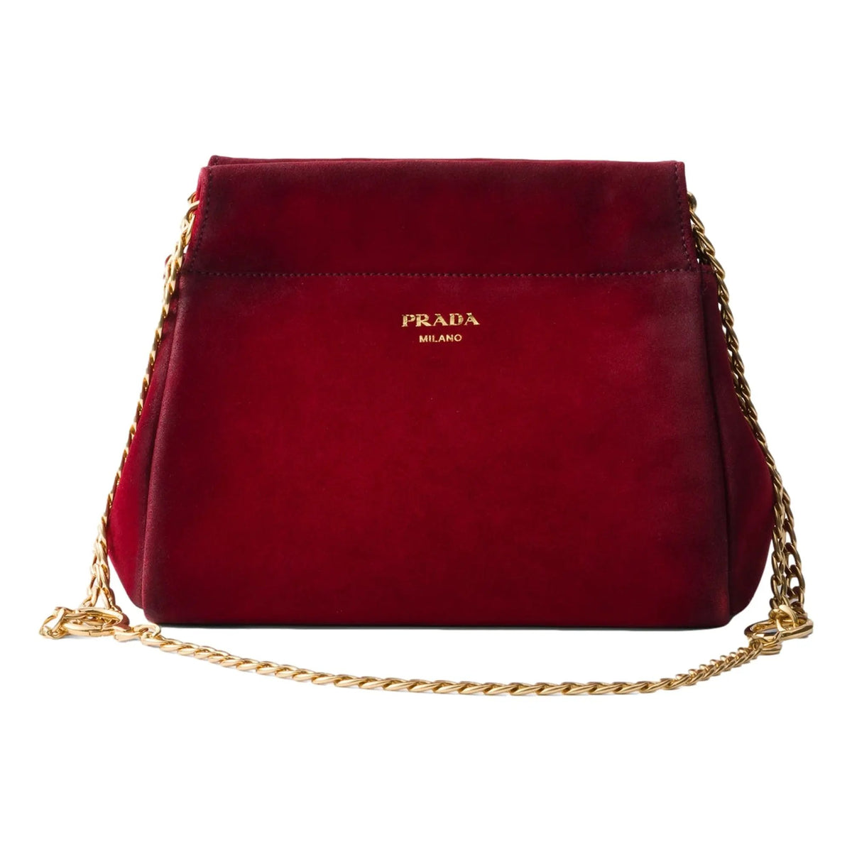 Prada Mini Enchaine Suede Ombre Shoulder Bag - Shop Now at Shop