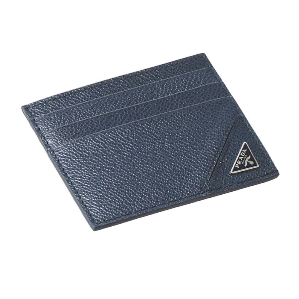 Prada Navy Cardholder Wallet: Sleek Design with Luxury Craftsmanship -   Shop Bags LLC