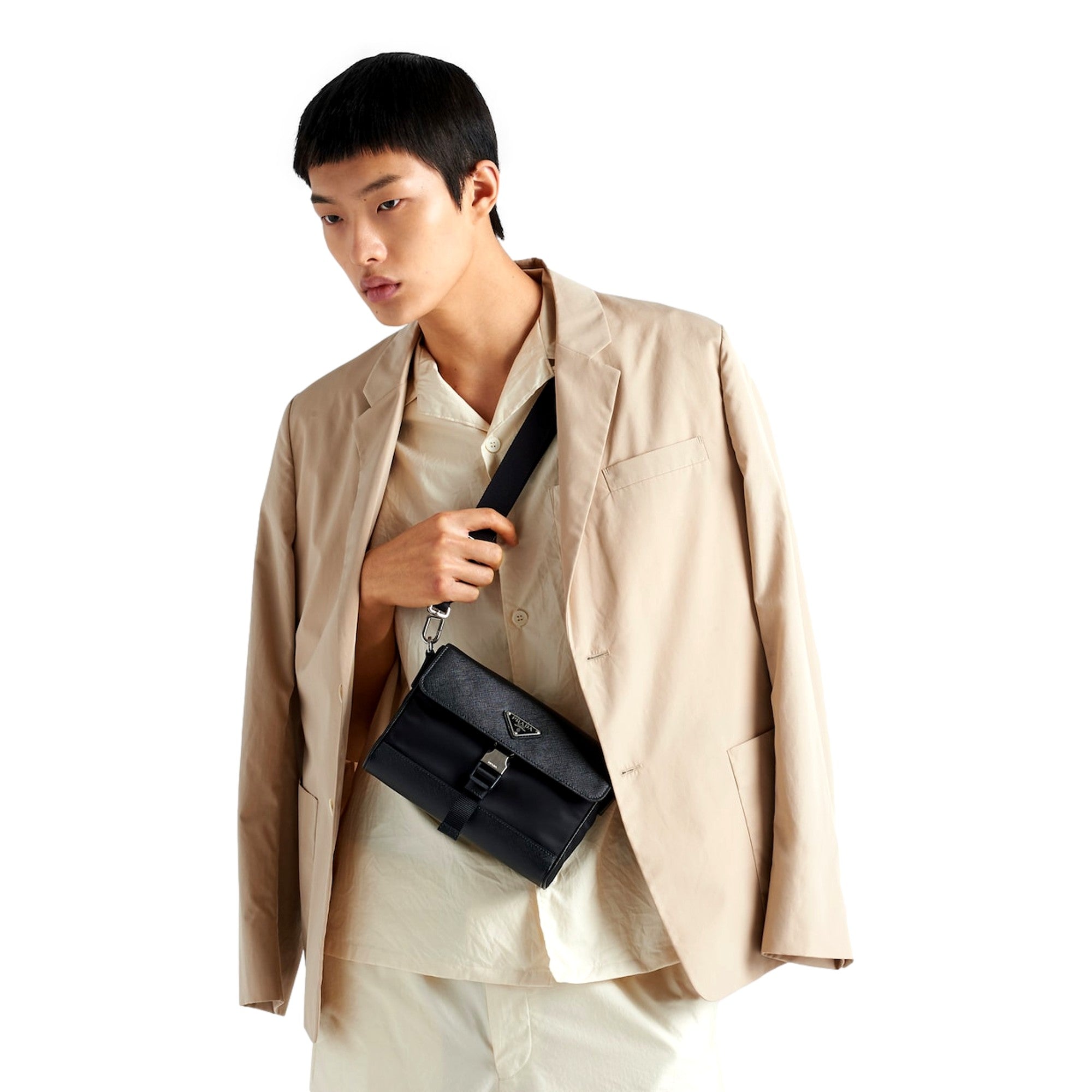 Prada Nero Black Crossbody - Sustainable Luxury in Re-Nylon -   Shop Bags LLC