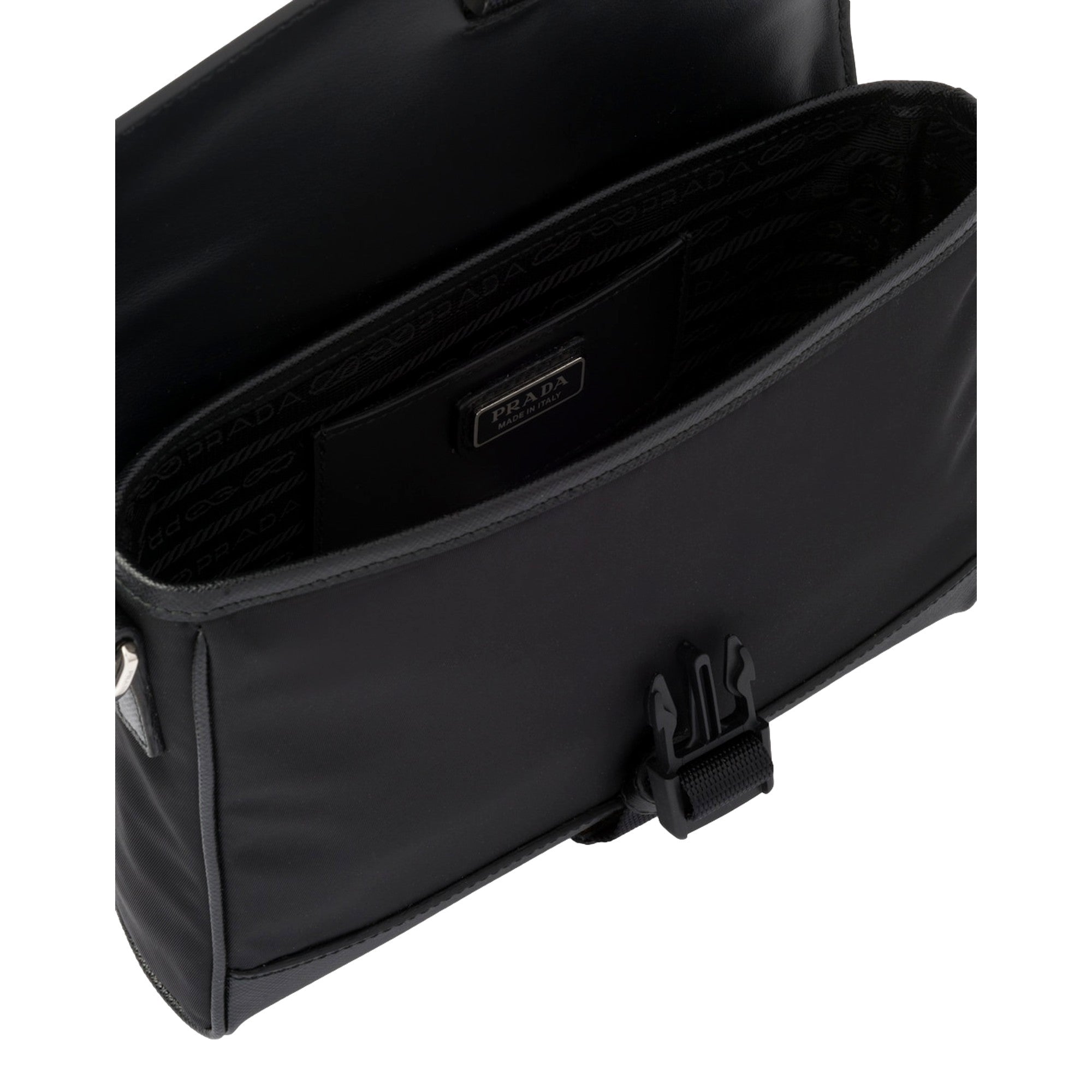 Prada Nero Black Crossbody - Sustainable Luxury in Re-Nylon -   Shop Bags LLC