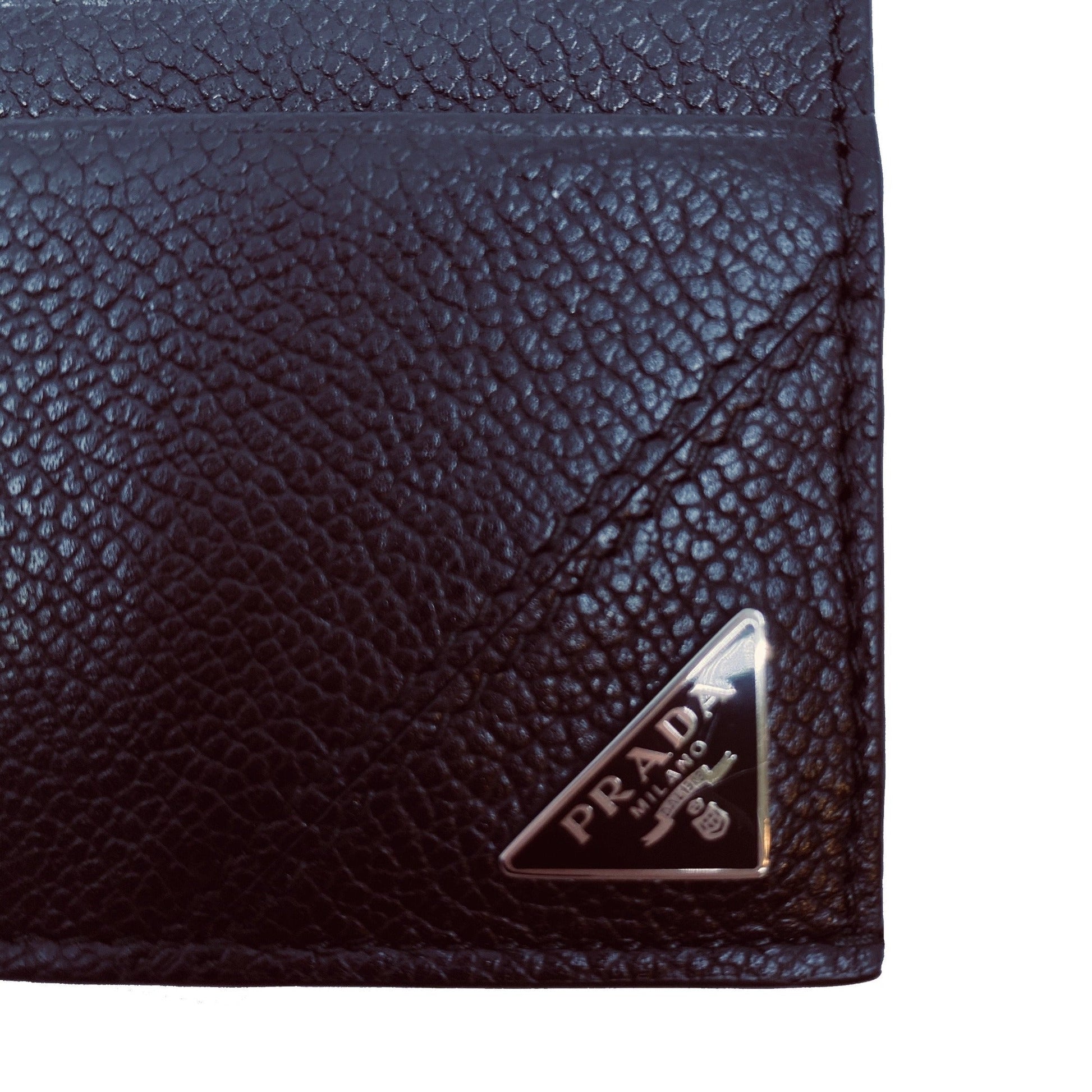 Prada Nero Black Leather Card Holder - Luxury & Function Combined -   Shop Bags LLC