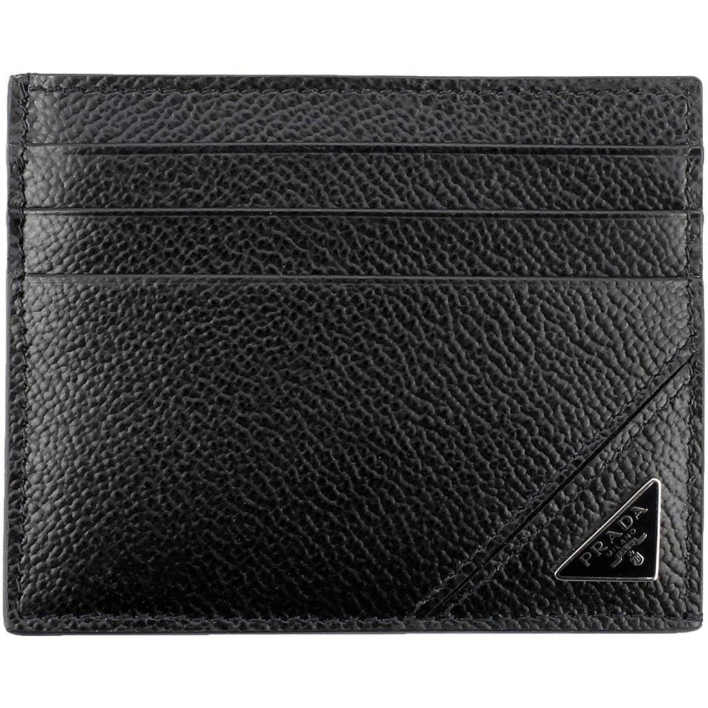 Prada Nero Black Leather Card Holder - Luxury & Function Combined -   Shop Bags LLC