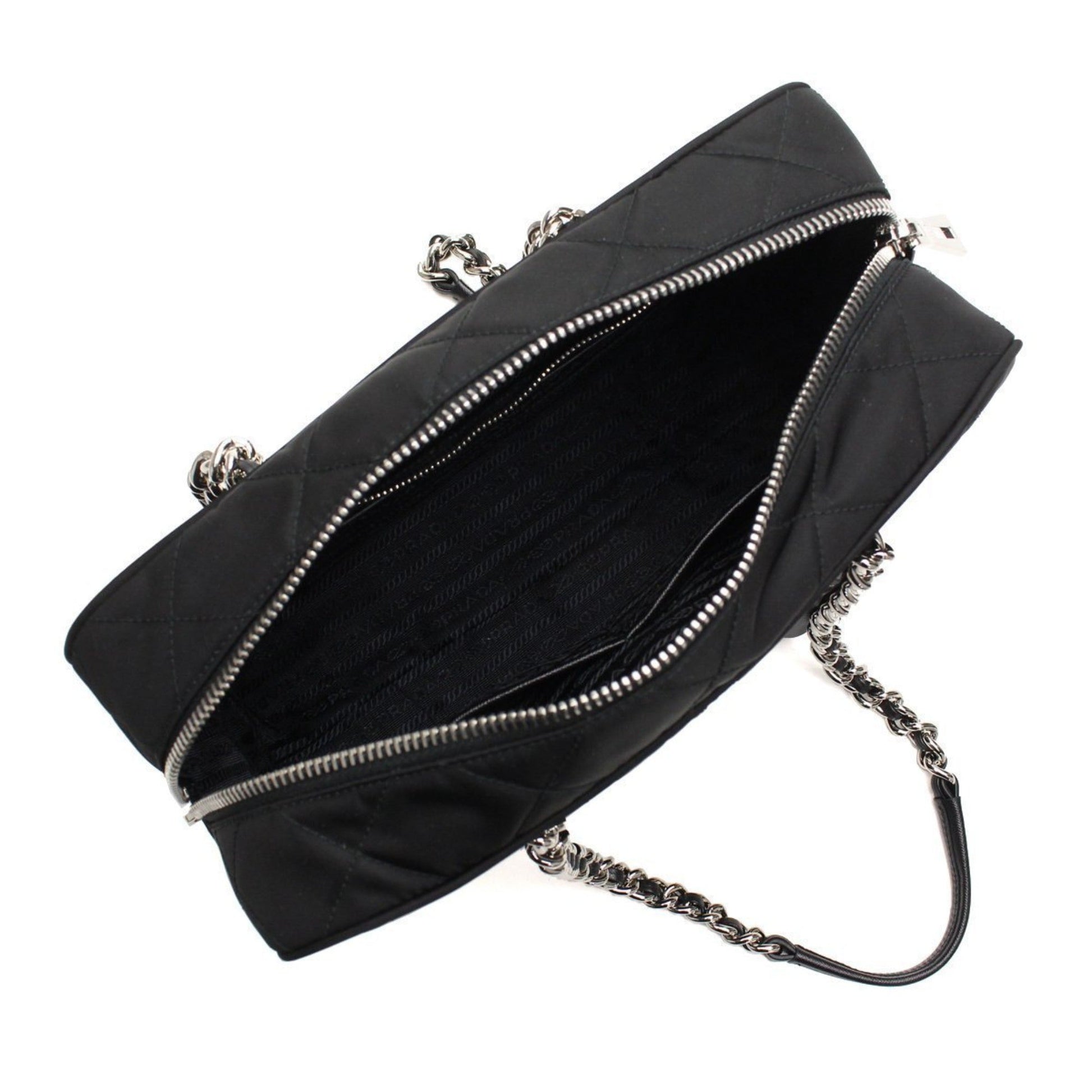 Prada Quilted Black Nylon Shoulder Bag - Luxury & Security Combined -   Shop Bags LLC