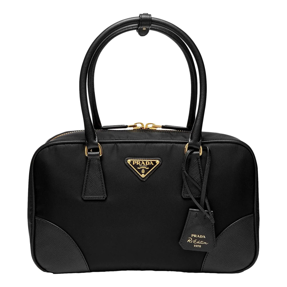 Prada Re-Edition 1978: Timeless Luxury in Black Re-Nylon & Leather