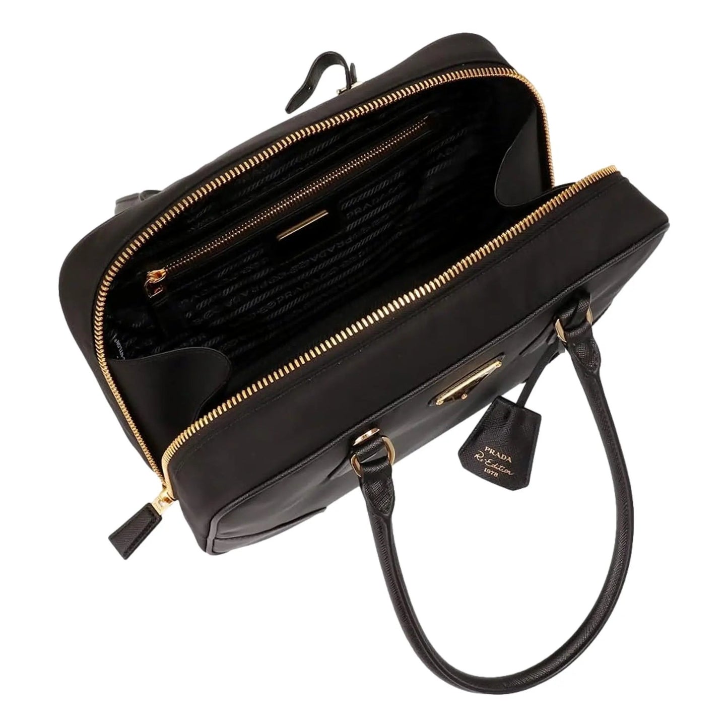 Prada Re-Edition 1978: Timeless Luxury in Black Re-Nylon & Leather -   Shop Bags LLC