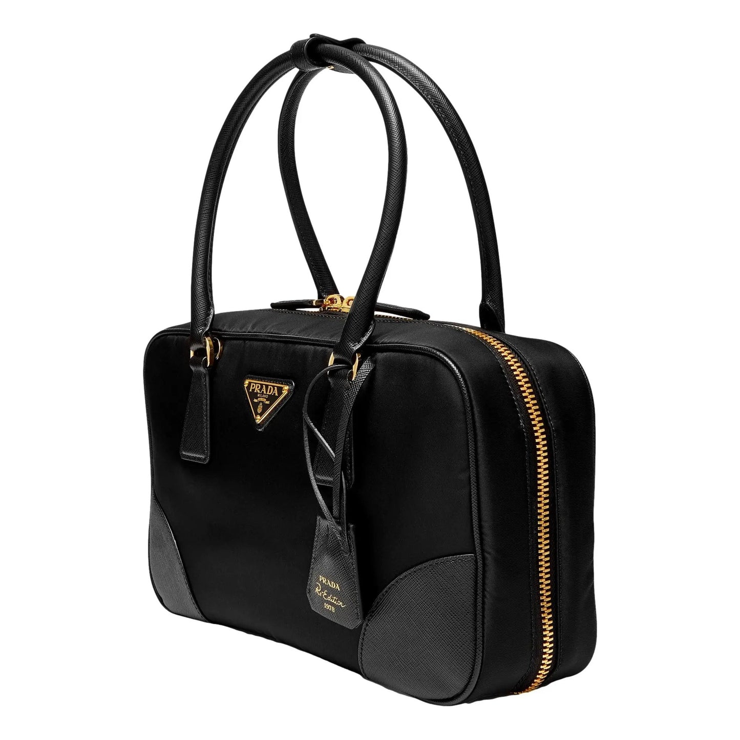 Prada Re-Edition 1978: Timeless Luxury in Black Re-Nylon & Leather -   Shop Bags LLC