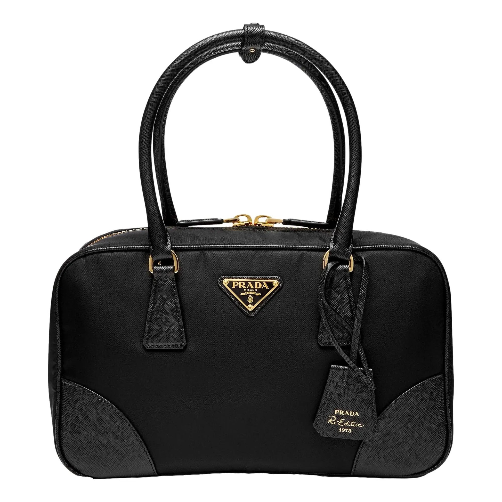 Prada Re-Edition 1978: Timeless Luxury in Black Re-Nylon & Leather -   Shop Bags LLC