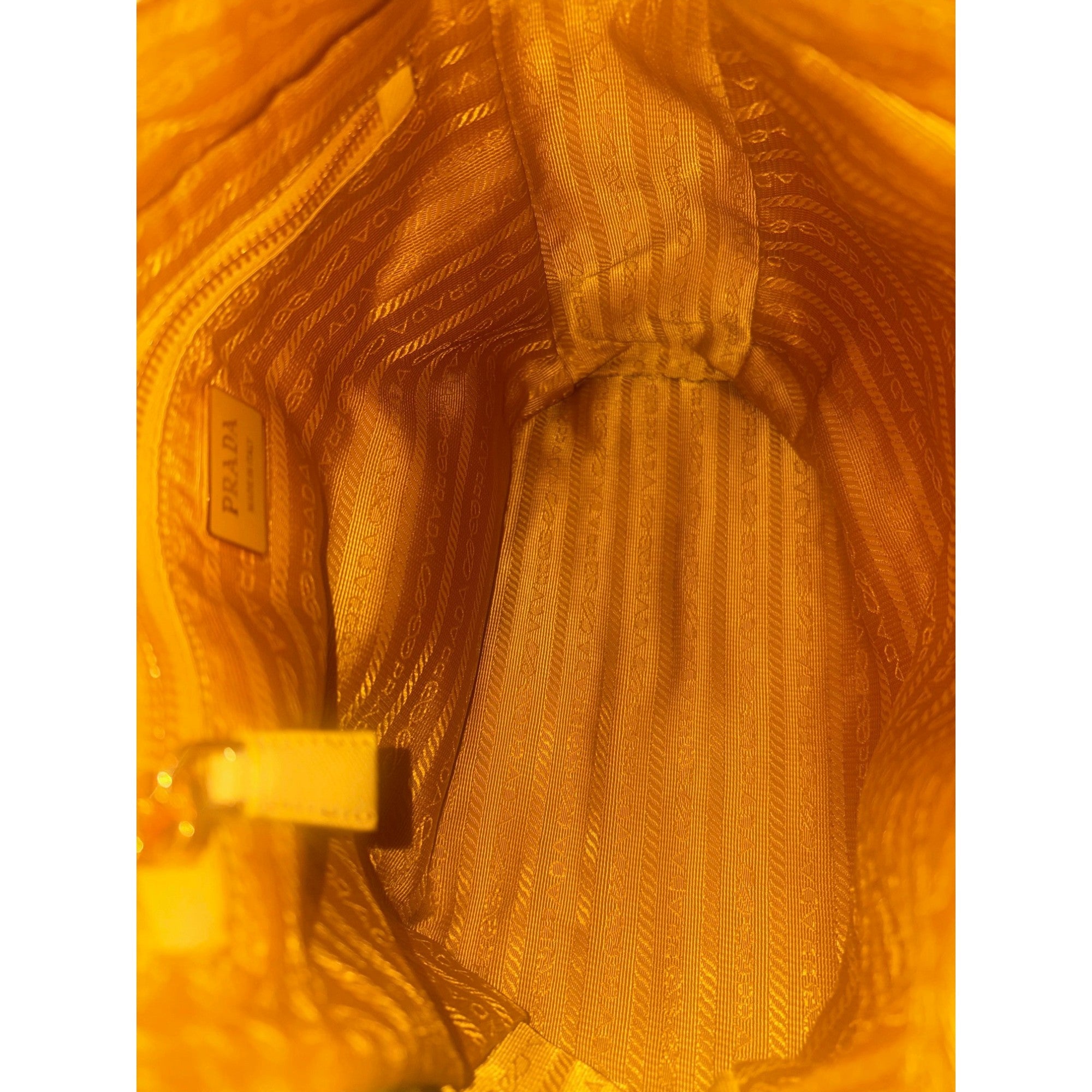 Prada Re-Edition 1995 Tote in Maize Yellow - Sustainable Luxury -   Shop Bags LLC