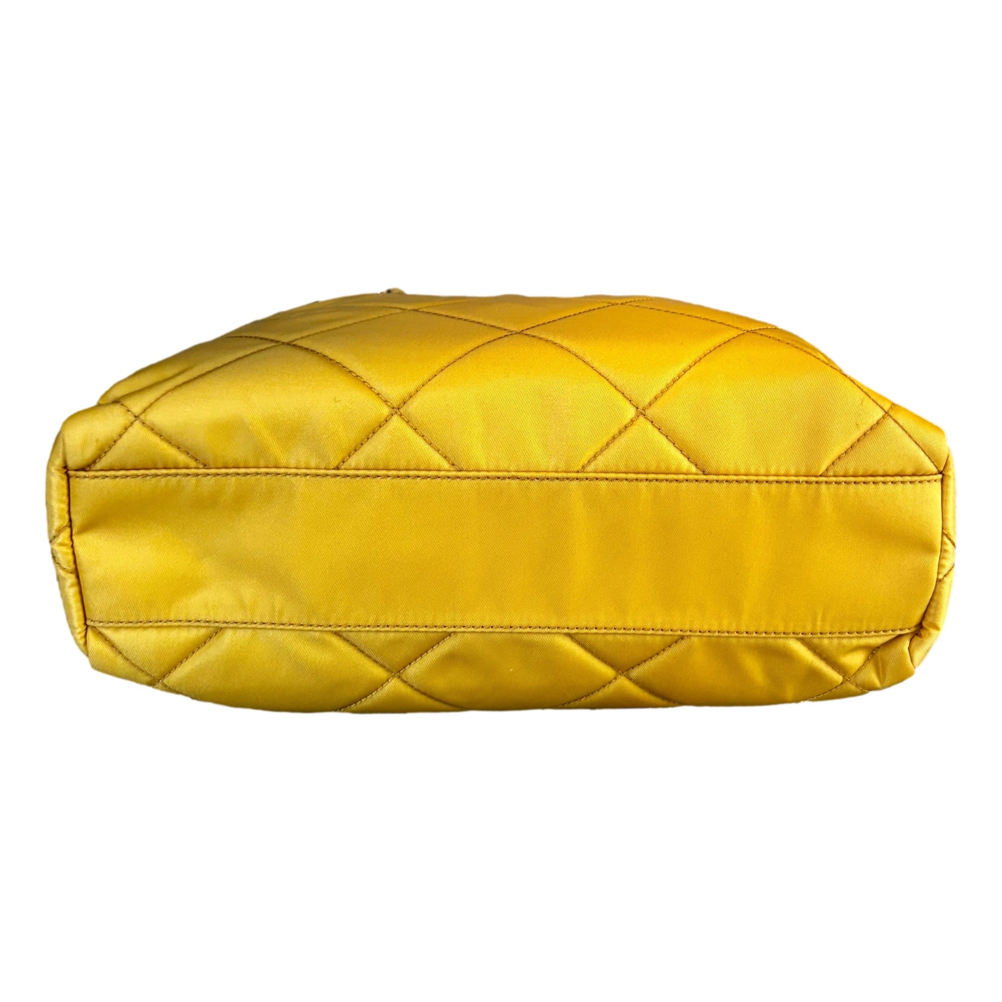 Prada Re-Edition 1995 Tote in Maize Yellow - Sustainable Luxury -   Shop Bags LLC