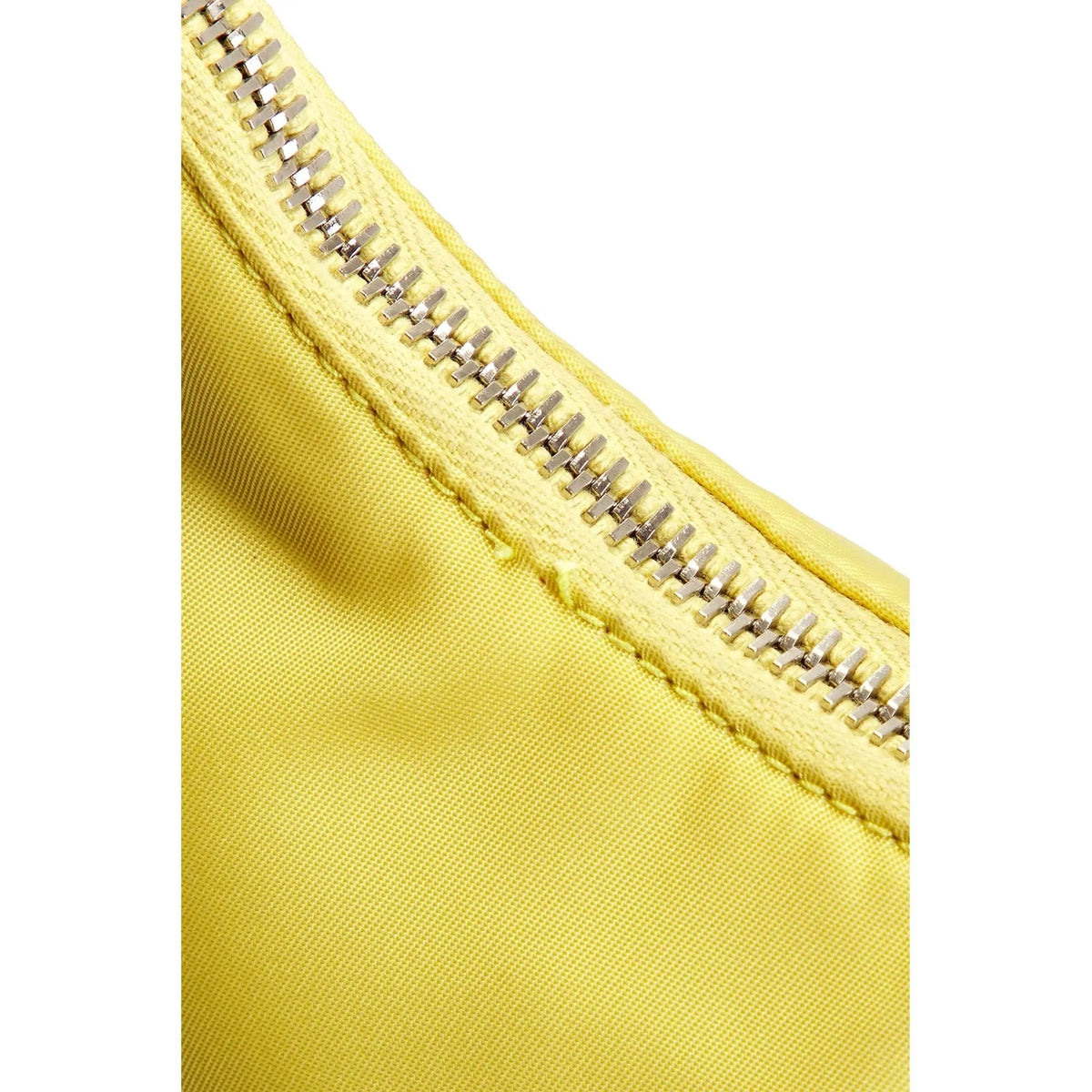 Prada Re-Edition 2005 Yellow Nylon Shoulder Bag with Pouch