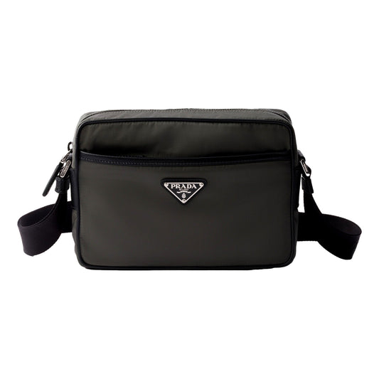 Prada Re-Nylon Camera Bag: Luxurious Green Saffiano Crossbody