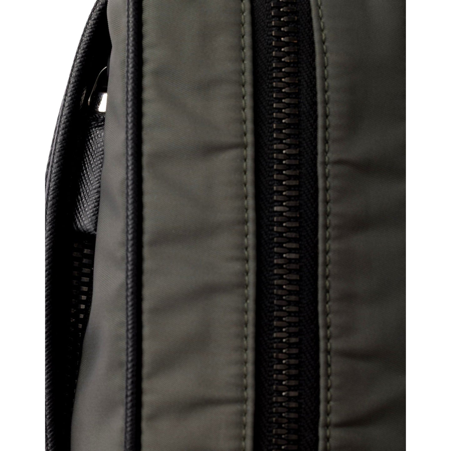 Prada Re-Nylon Saffiano Leather Camera Crossbody Zip Bag in Green -   Shop Bags LLC 