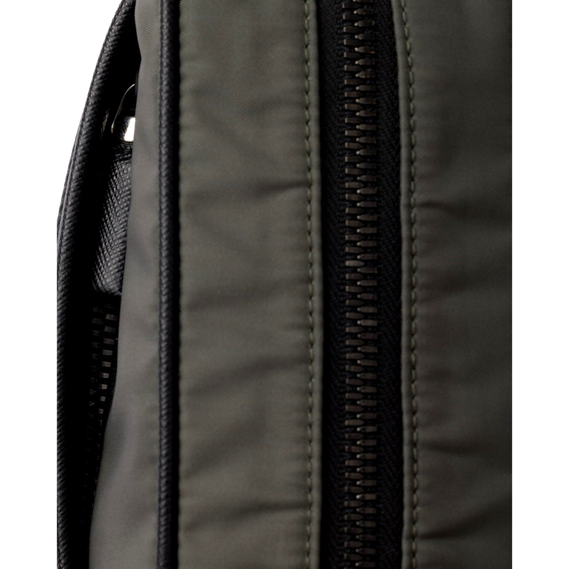 Prada Re-Nylon Saffiano Leather Camera Crossbody Zip Bag in Green -   Shop Bags LLC 