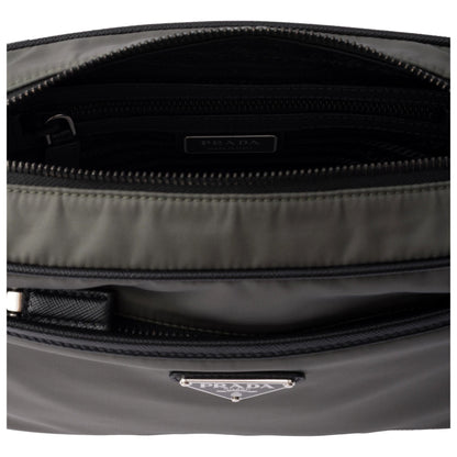 Prada Re-Nylon Saffiano Leather Camera Crossbody Zip Bag in Green -   Shop Bags LLC 