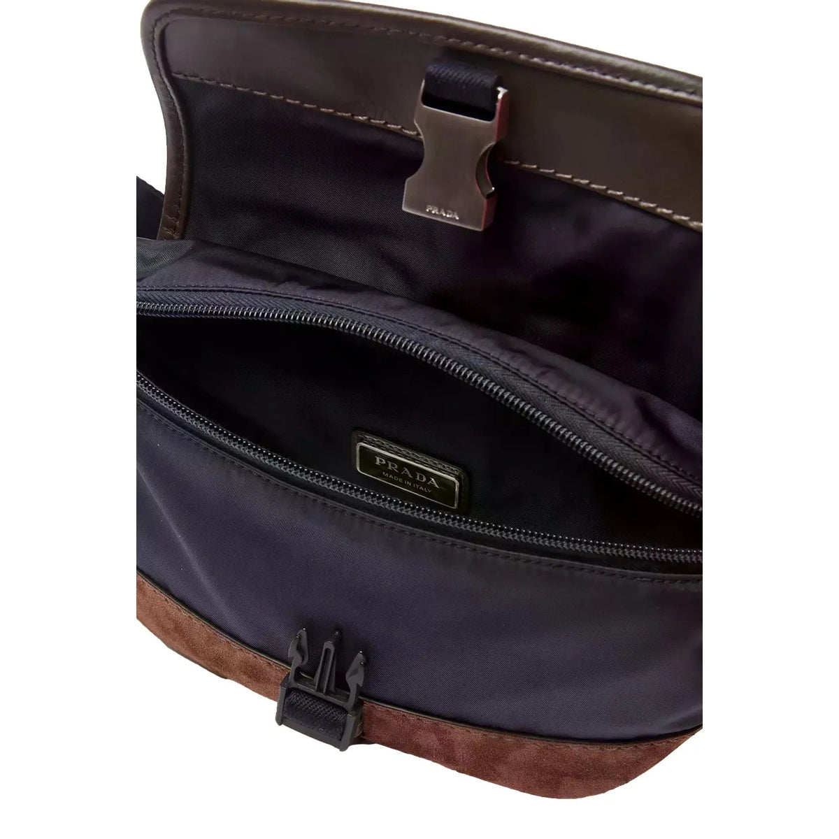 Prada Re-Nylon and Suede Belt Bag: Stylish Elegance for