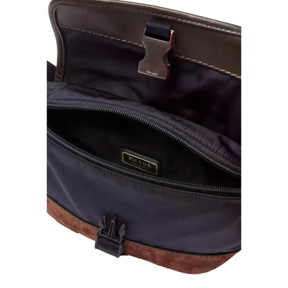 Prada Re-Nylon and Suede Belt Bag: Stylish Elegance for
