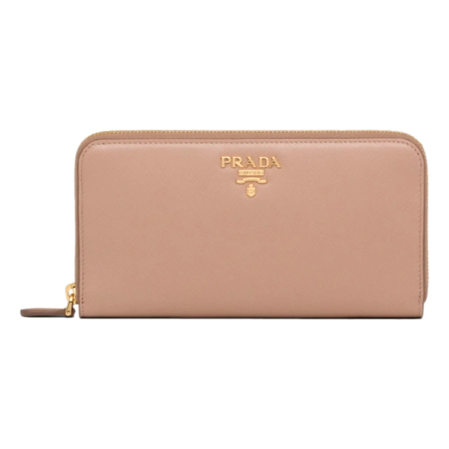 Prada Saffiano Beige Red Multicolor Leather Continental Zip Around Wallet -   Shop Bags LLC 
