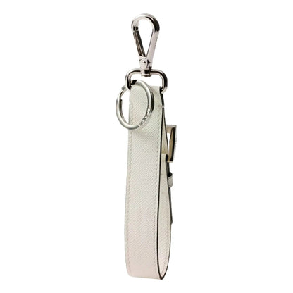 Prada Saffiano Leather Belt Strap Keychain - Elevate Your Style