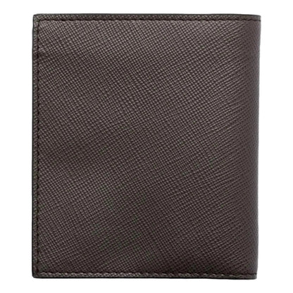 Prada Saffiano Leather Bifold Wallet - Smoky Emerald