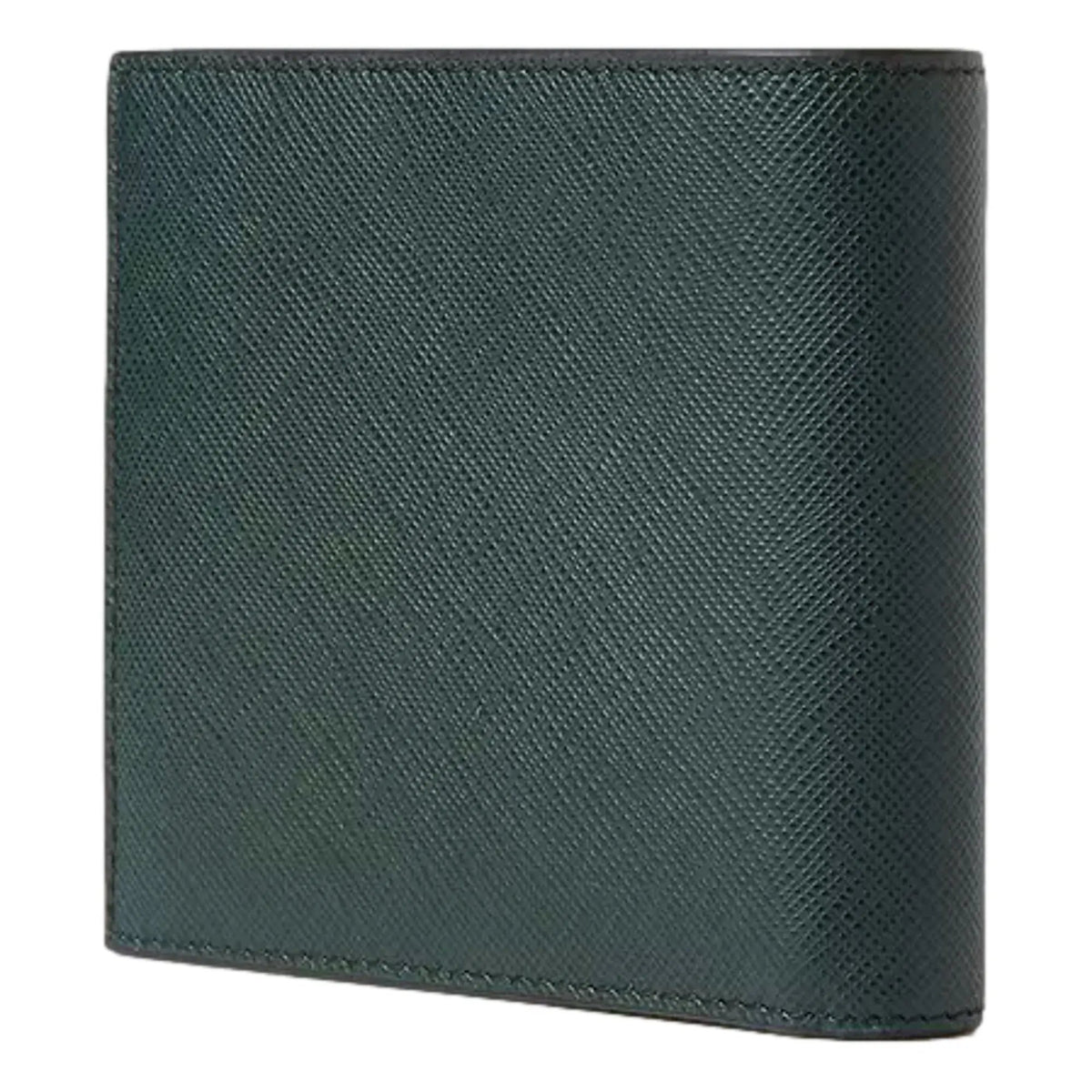 Prada Saffiano Leather Dark Green Bifold Wallet - Timeless Luxury