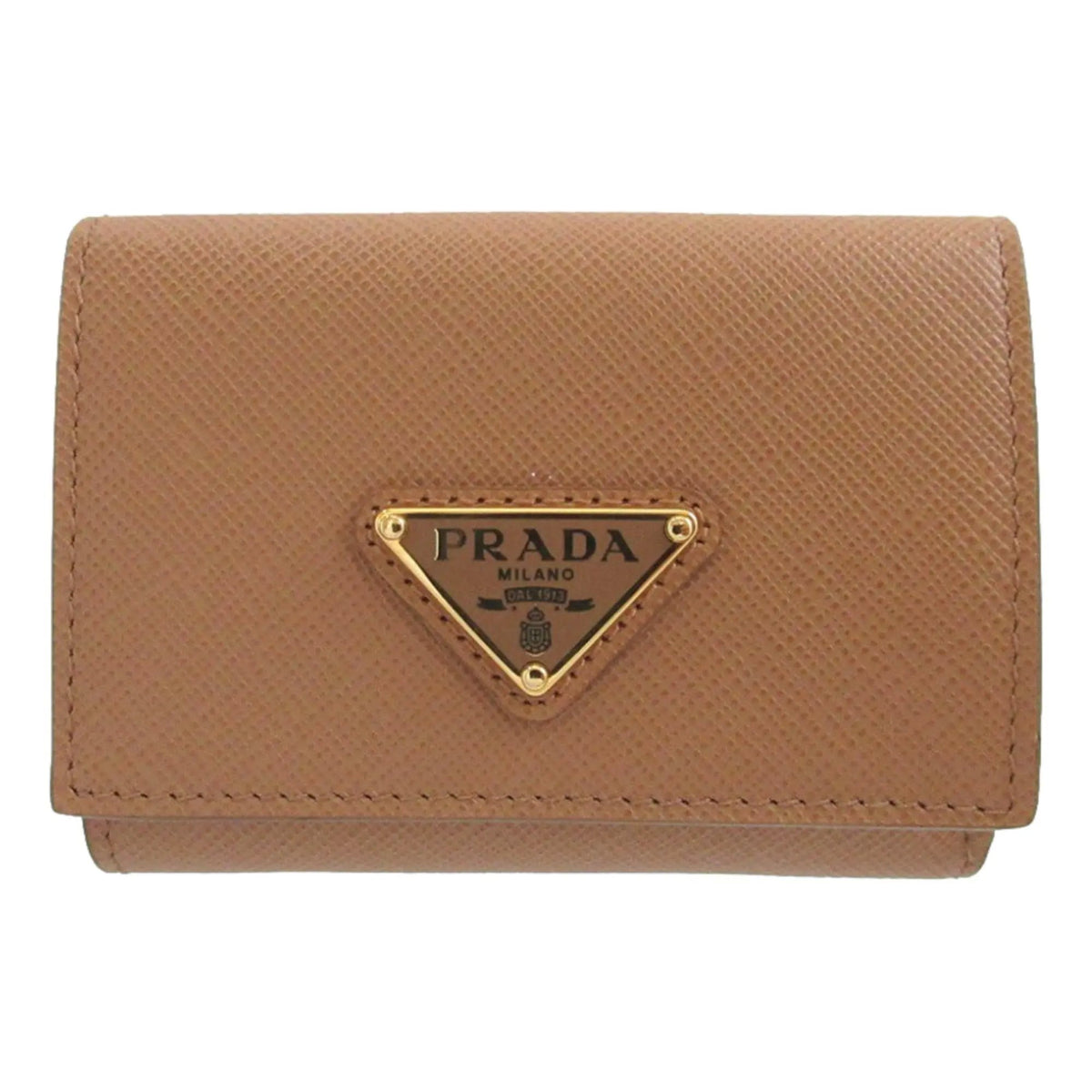 Prada Saffiano Leather Trifold Wallet - Timeless Elegance in