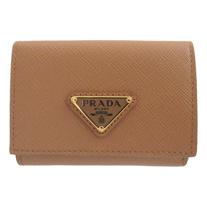 Prada Saffiano Leather Trifold Wallet - Timeless Elegance in