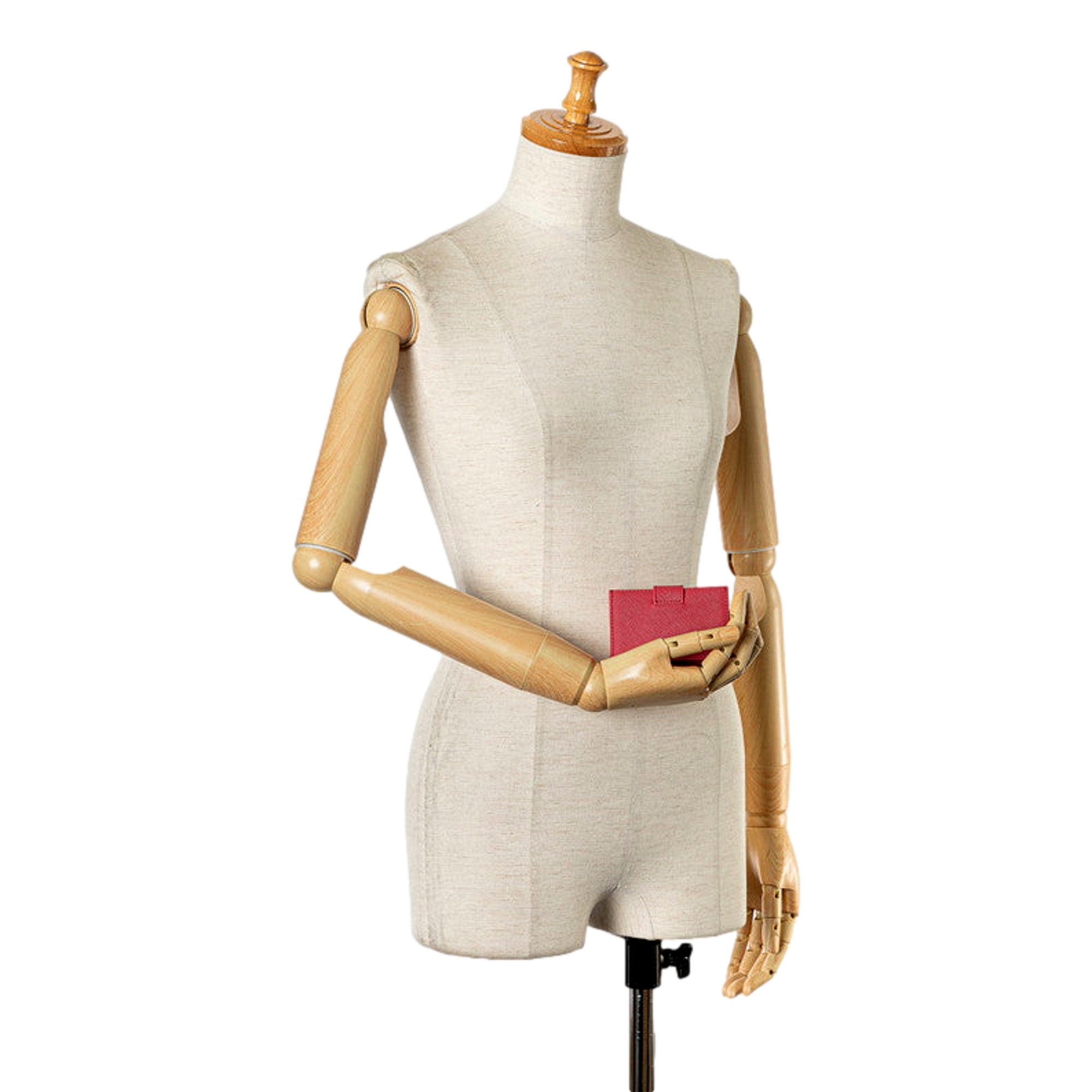 Prada Saffiano Leather Wallet - Stylish Card Case in Peonia Pink -   Shop Bags LLC 