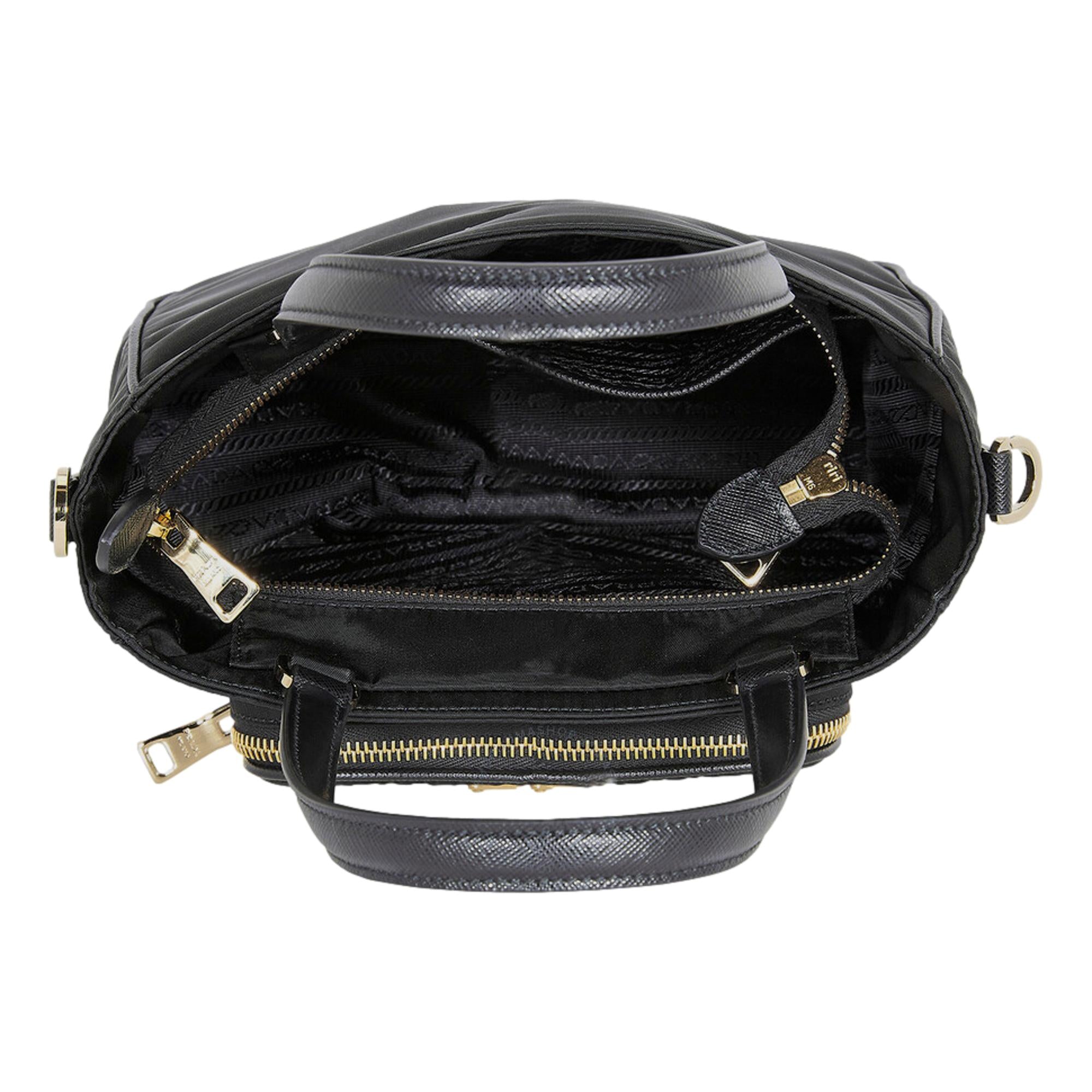 Prada Satchel Bag: Timeless Nylon & Saffiano Leather Crossbody -   Shop Bags LLC 