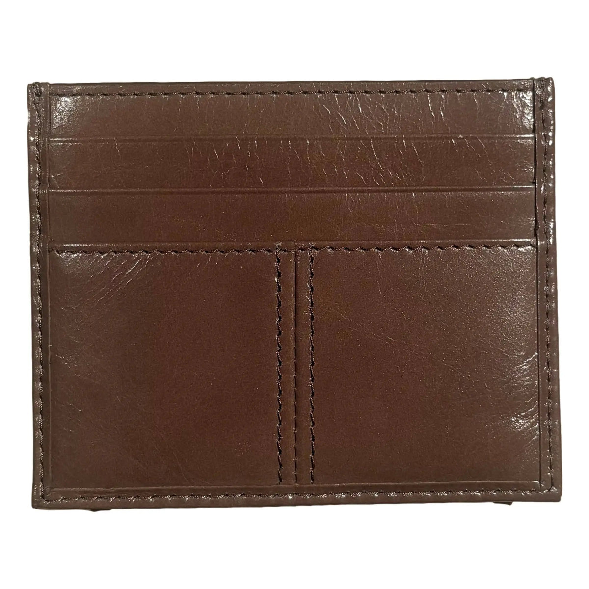 Prada Soft Lux Leather Triangle Logo Card Holder - Elegance