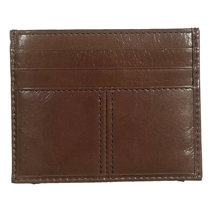 Prada Soft Lux Leather Triangle Logo Card Holder - Elegance