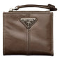 Prada Soft Lux Leather Zipper Bifold Wallet - Timeless Elegance