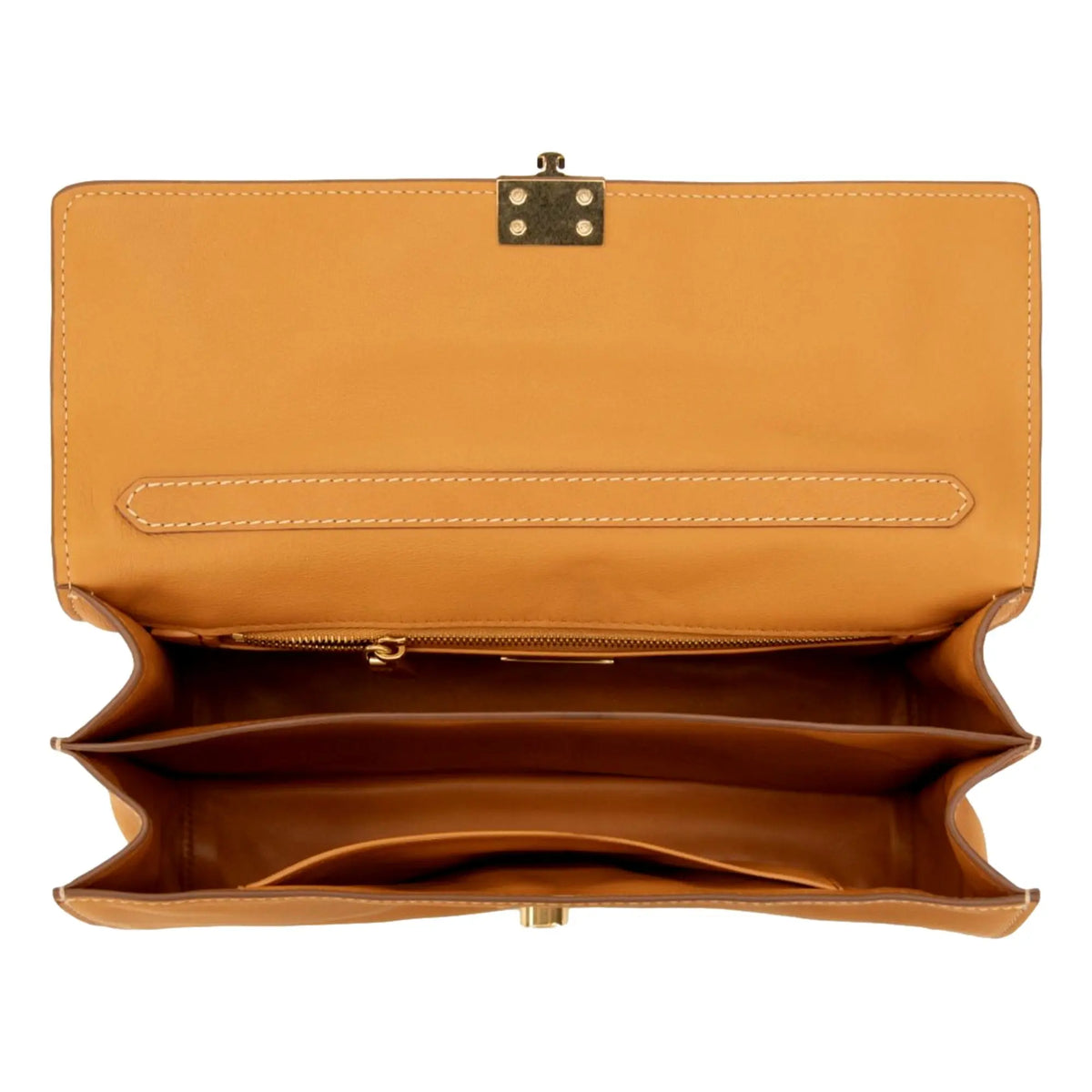 Prada Soft Sound Medium Amber Orange Soft Grain Leather Shoulder Bag