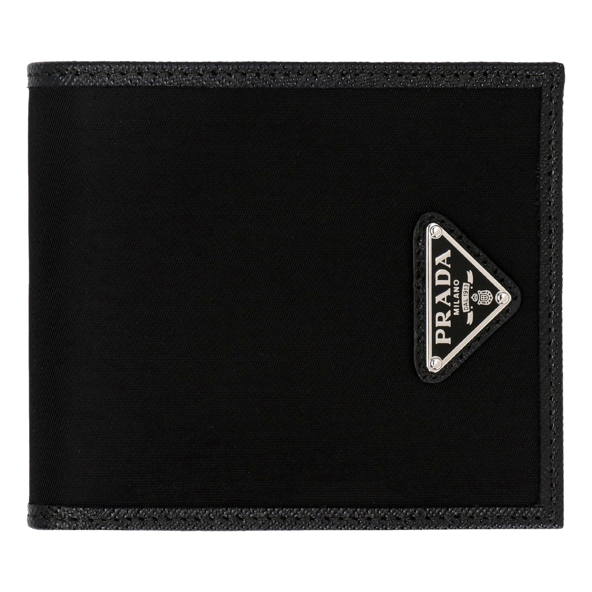 Prada Tessuto Bifold Wallet - Nylon & Saffiano Elegance