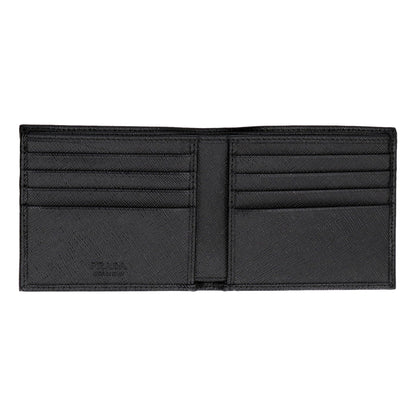 Prada Tessuto Bifold Wallet - Nylon & Saffiano Elegance -   Shop Bags LLC 