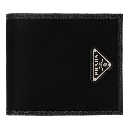 Prada Tessuto Bifold Wallet - Nylon & Saffiano Elegance -   Shop Bags LLC 