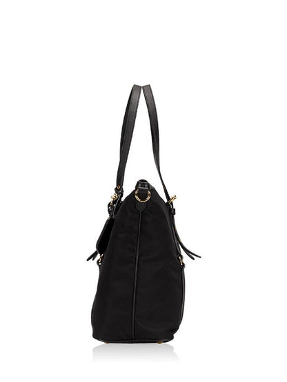 Prada Tessuto Saffiano Nylon Tote: Luxury & Functionality in Black -   Shop Bags LLC