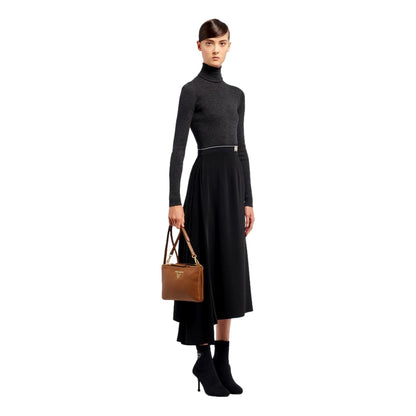 Prada Vitello Cannella Brown Crossbody - Elegance Meets Functionality -   Shop Bags LLC