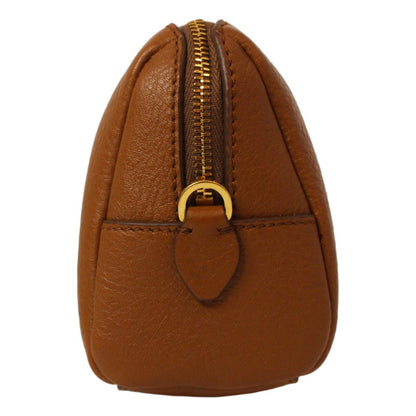 Prada Vitello Daino Cosmetic Bag Clutch Bag - Elegant Leather Style -   Shop Bags LLC 