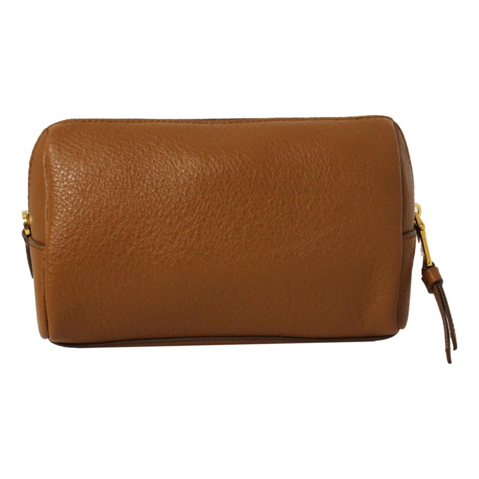Prada Vitello Daino Cosmetic Bag Clutch Bag - Elegant Leather Style -   Shop Bags LLC 