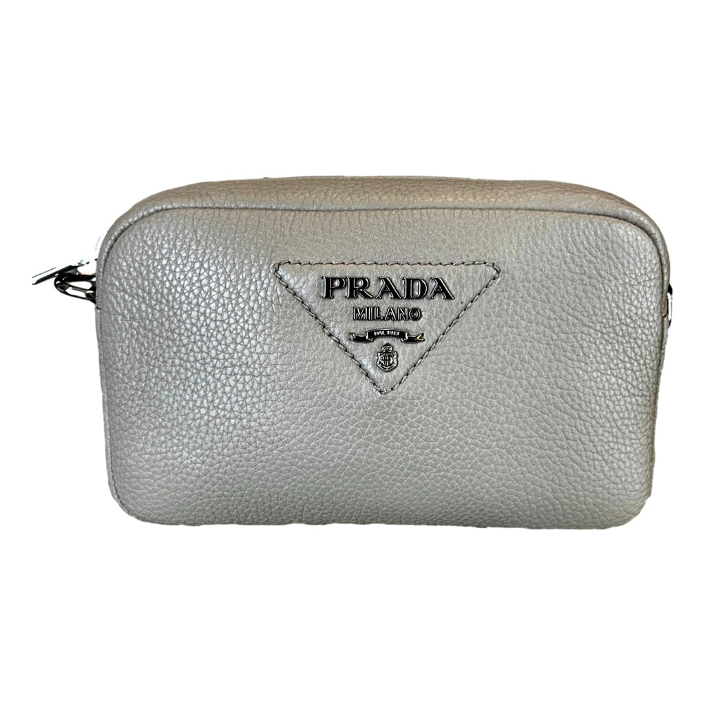 Prada Vitello Daino Leather Crossbody - Elegance Meets Versatility -   Shop Bags LLC