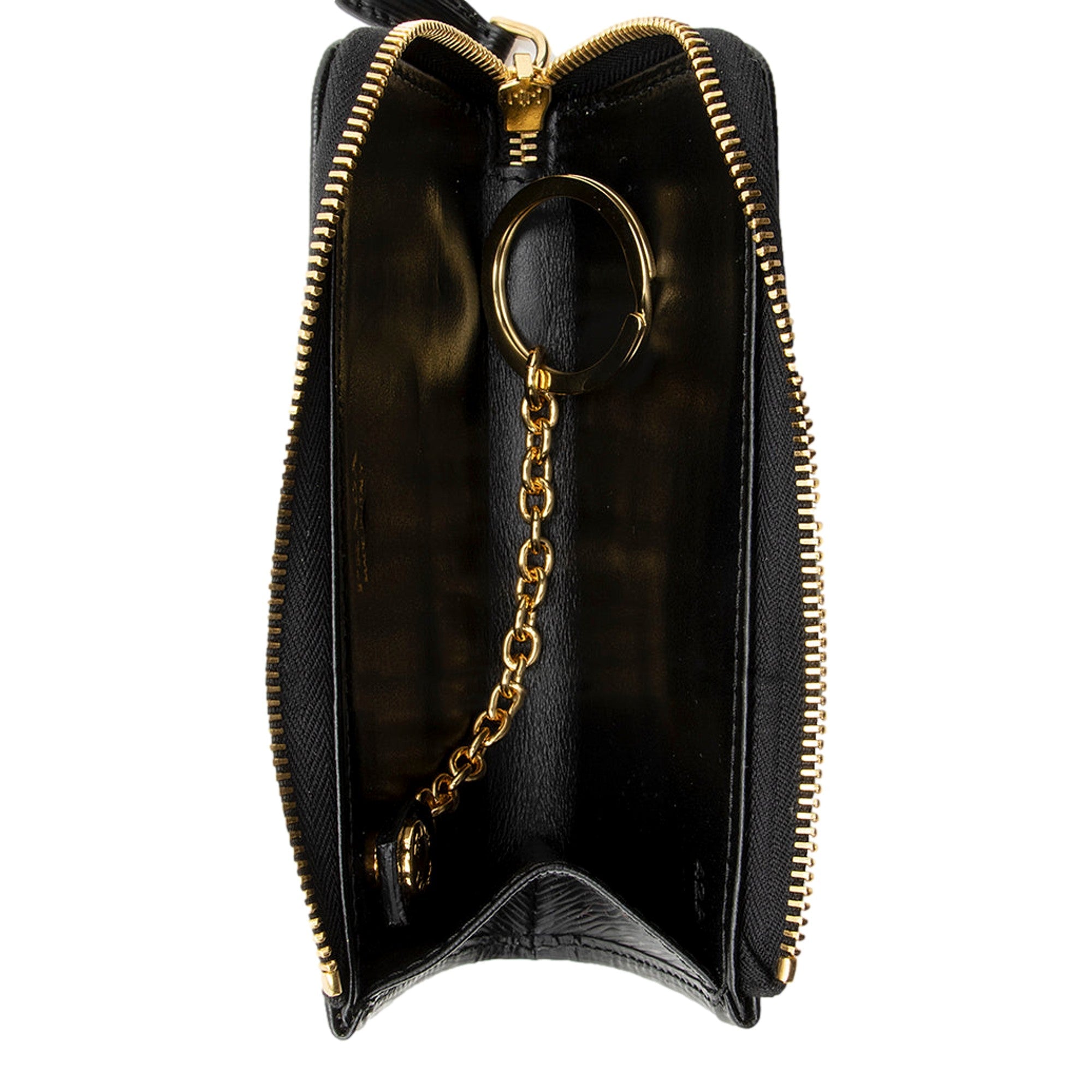 Prada Vitello Move Key Case Holder Wallet – Luxury Black Leather -   Shop Bags