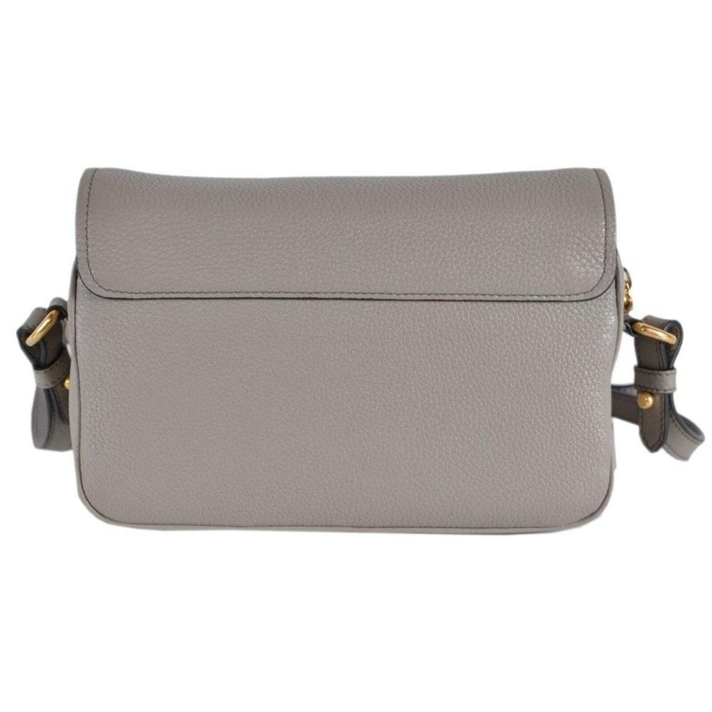 Prada Vitello Phenix Grey Leather Crossbody Bag - Chic & Versatile -   Shop Bags LLC